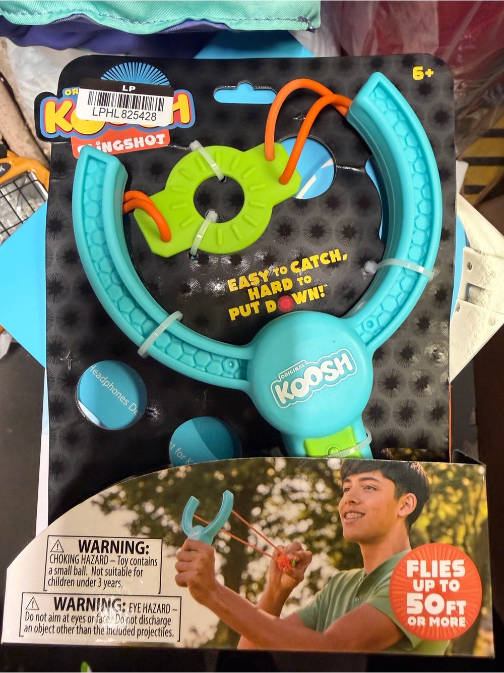 Kids Slingshot Toy - Turquoise & Green